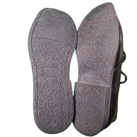 London Fog LFM Broadstreet Mens Memory Foam Black Size 9 - Picture 6 of 12